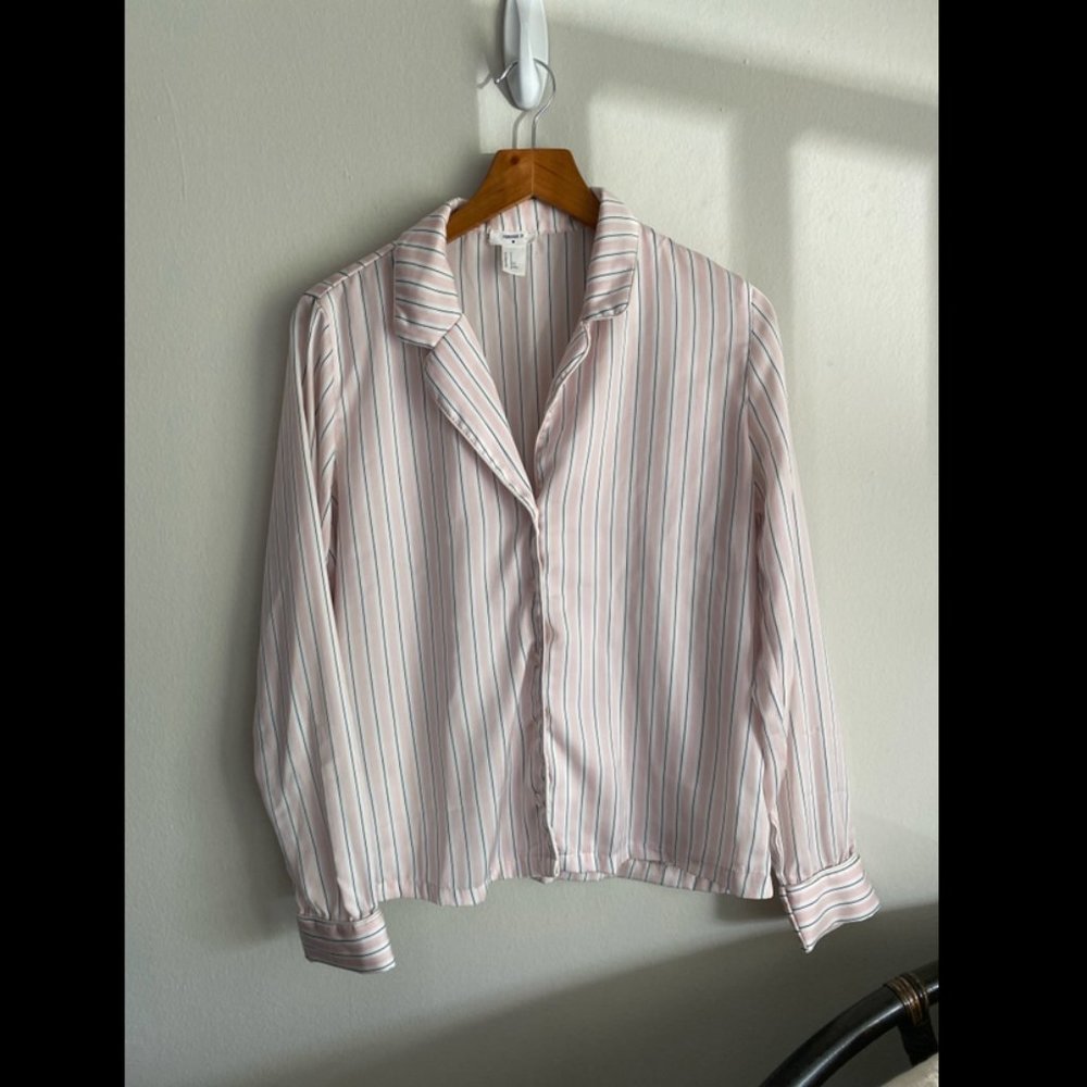 Forever 21 Striped Pajama Set